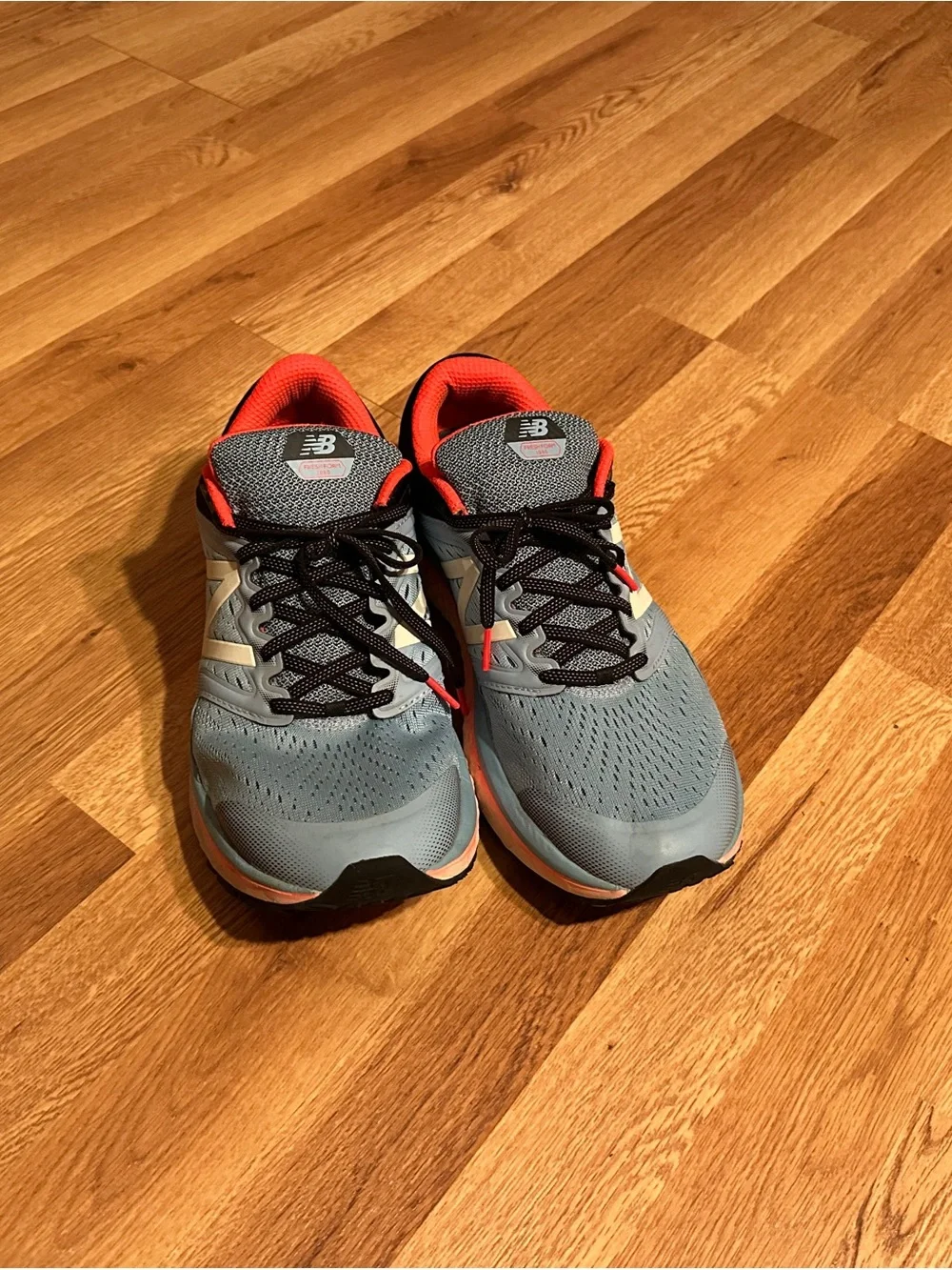 New Balance Coral and Light Blue Women's Running Shoe 12